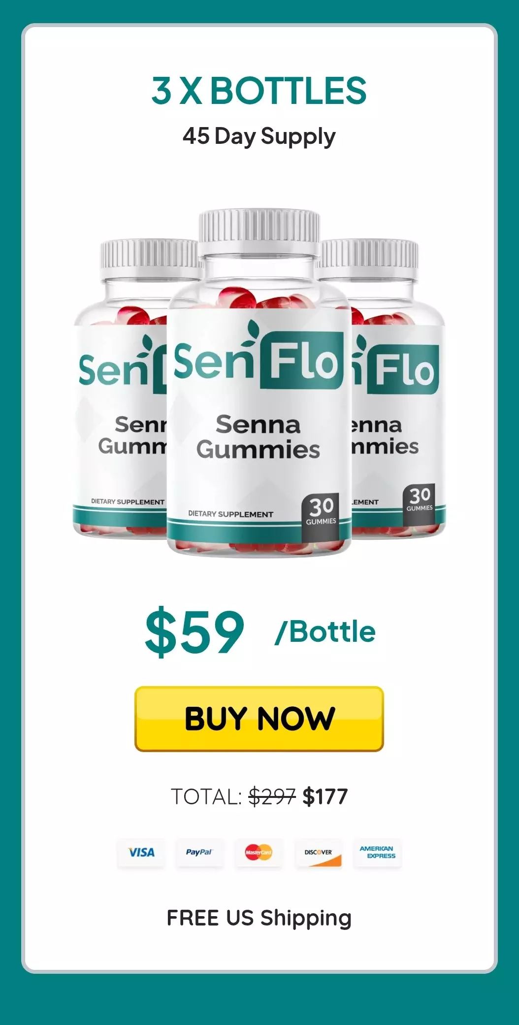 SenFlo™ 3 bottles pricing